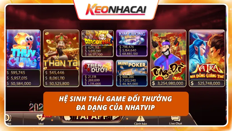 NHATVIP 2 Các sản phẩm giải trí xu hướng đem lại nhiều cơ hội săn thưởng