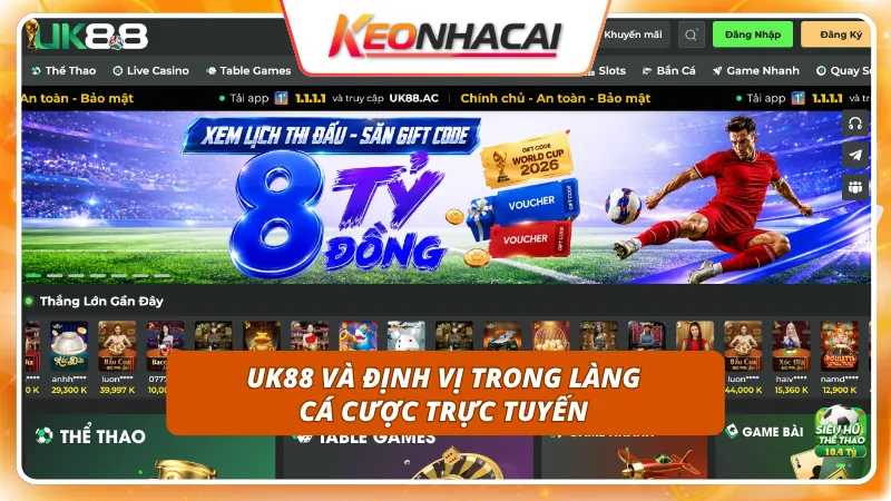 UK88 1 Thương hiệu uy tín ghi dấu ấn với cách vận hành đậm chất châu Âu