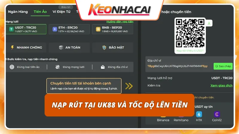 UK88 10 Hệ thống xét duyệt minh bạch, hoàn tất lệnh giao dịch nhanh gọn
