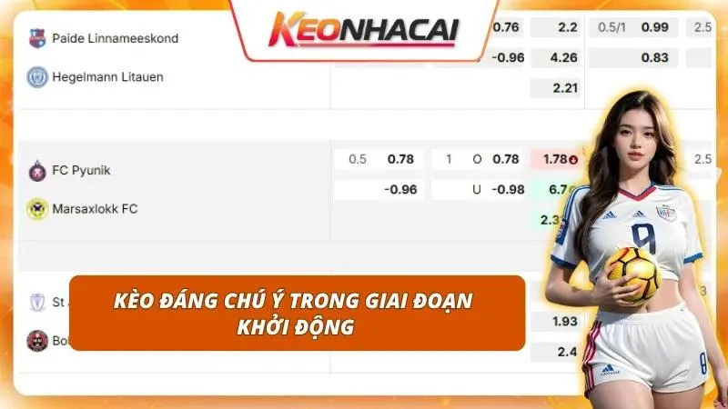 Khai thác thị trường tài xỉu khi các đội bóng đang thử nghiệm