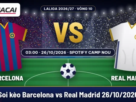 Soi kèo Barcelona vs Real Madrid 26/10: chọn Barca -1